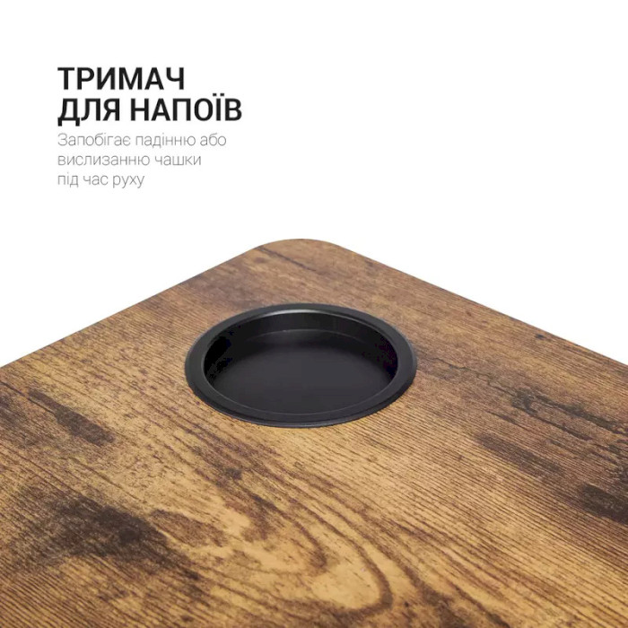 Комп'ютерний стіл OFFICEPRO ODM366B Dark Wood