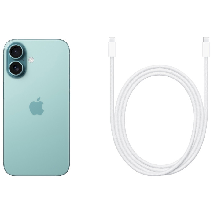 Смартфон APPLE iPhone 16 128GB Teal (MYED3SX/A)