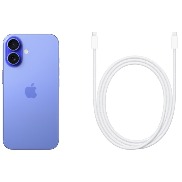 Смартфон APPLE iPhone 16 128GB Ultramarine (MYEC3SX/A)