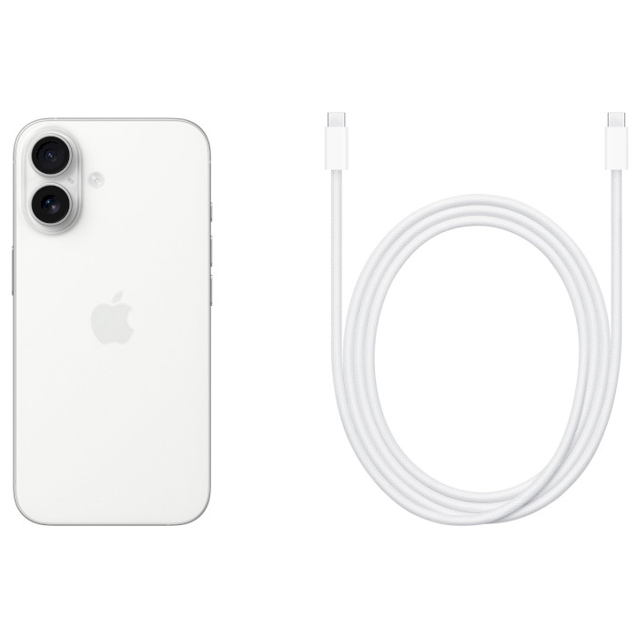 Смартфон APPLE iPhone 16 128GB White (MYE93SX/A)