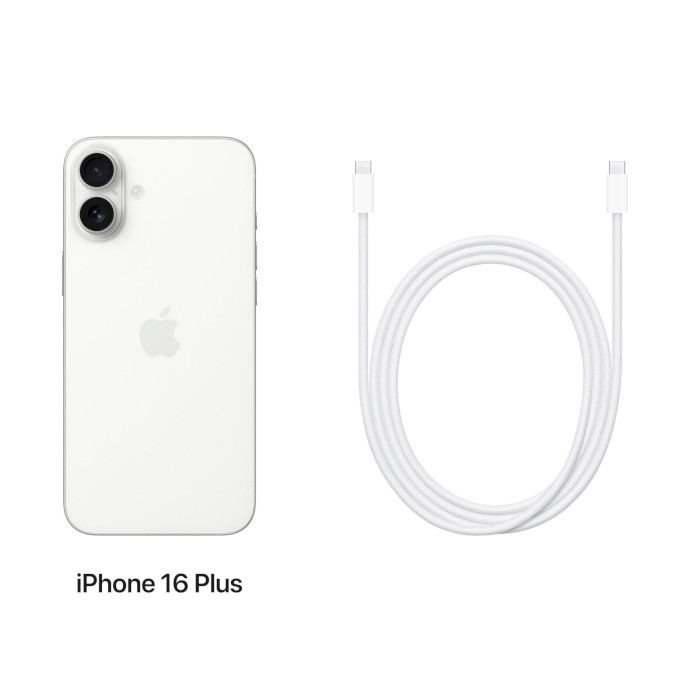 Смартфон APPLE iPhone 16 Plus 128GB White (MXVV3SX/A)