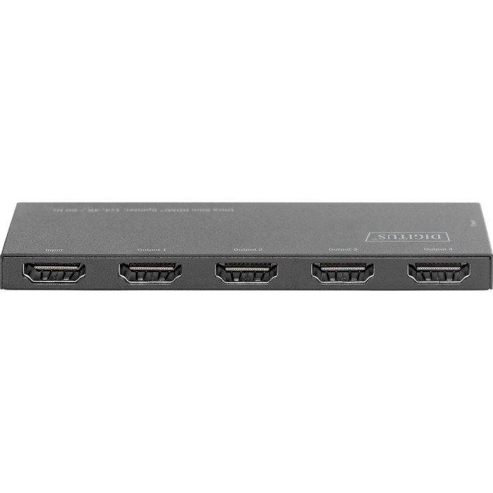 HDMI сплиттер 1 to 4 DIGITUS Ultra Slim HDMI Splitter, 1x4, 4K@60Hz (DS-45323)