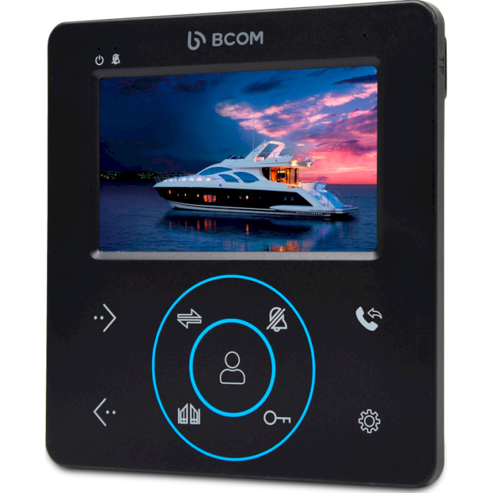 Комплект відеодомофона BCOM BD-480M Black + BT-380HR Black