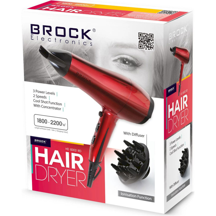 Фен BROCK HD 8302 RD