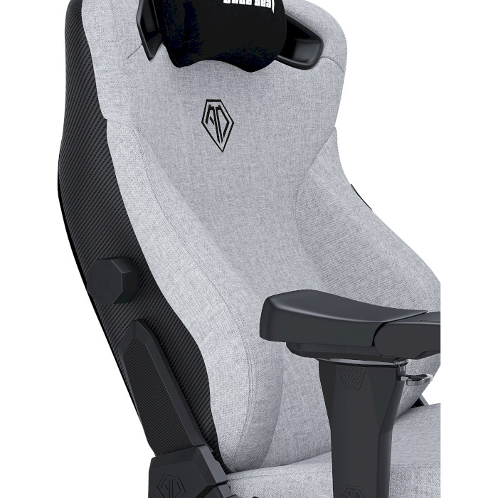 Кресло геймерское ANDA SEAT Kaiser 3 Pro Gray Fabric Size XL