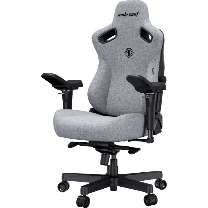 Крісло геймерське ANDA SEAT Kaiser 3 Pro Gray Fabric Size XL