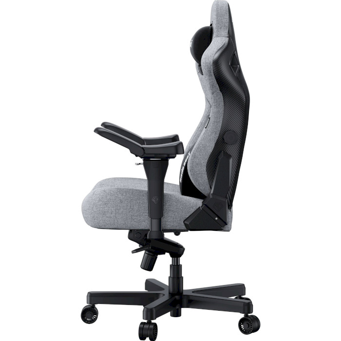 Крісло геймерське ANDA SEAT Kaiser 3 Pro Gray Fabric Size XL