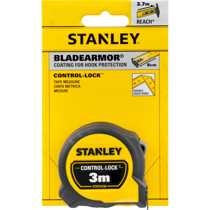 Рулетка STANLEY "Control-Lock" 3м (STHT37230-0)