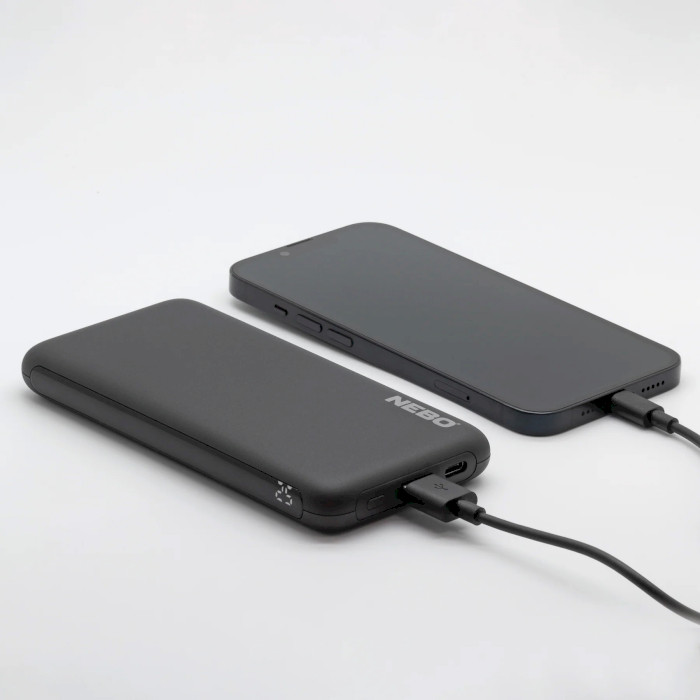 Повербанк NEBO 10K Powerbank w/Digital Display 10000mAh (NEB-PBK-0019-G)