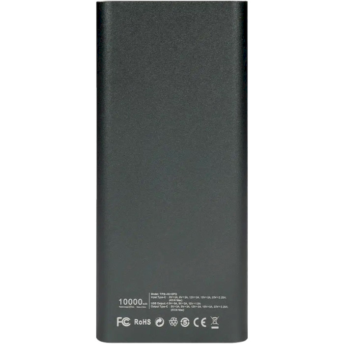 Повербанк TRINIX TPB-4510PD 1xUSB-C, 1xUSB-A 10000mAh Gray