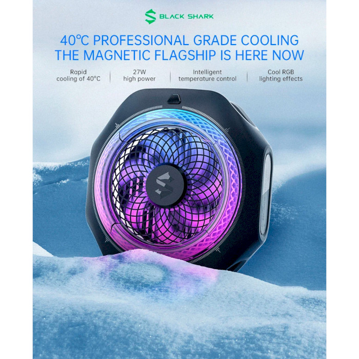 Кулер охолодження для смартфона BLACK SHARK Magnetic Cooler 4Pro Black