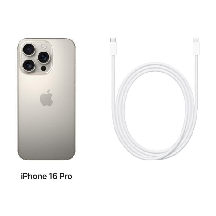 Смартфон APPLE iPhone 16 Pro 256GB Natural Titanium (MYNL3SX/A)