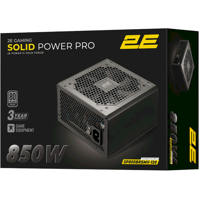 Блок живлення 850W 2E Solid Power Pro 850 (2E-SP850BRSMII-120)