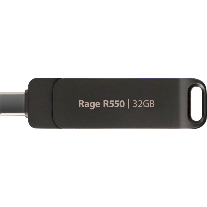 Флешка PATRIOT Rage R550 USB/USB-C3.2 32GB Matte Black (PE32GR550DSAD)