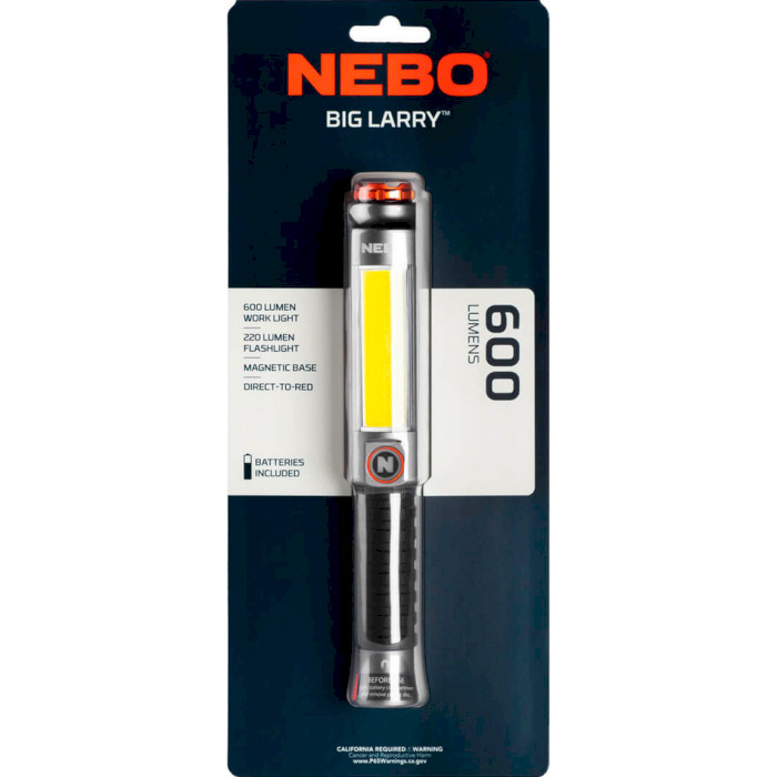 Фонарь инспекционный NEBO Big Larry 3 (NEB-FLT-1041-G)