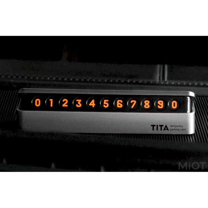 Тимчасова карта парковки Xiaomi BCASE Tita Temporary Parking Card Black