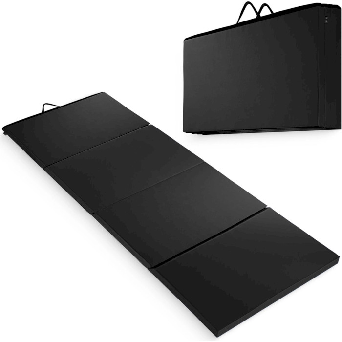 Складной гимнастический мат 4FIZJO Folding Exercise Mat XL Black (P-5907739319708)