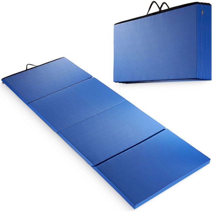 Складной гимнастический мат 4FIZJO Folding Exercise Mat XL Blue (P-5907739319715)