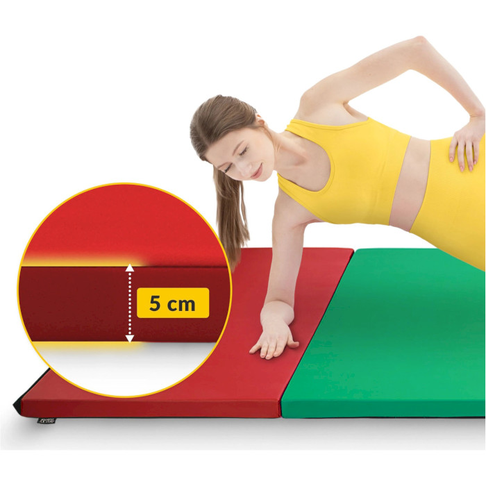 Складаний гімнастичний мат 4FIZJO Folding Exercise Mat XL Multicolor (P-5905973402774)