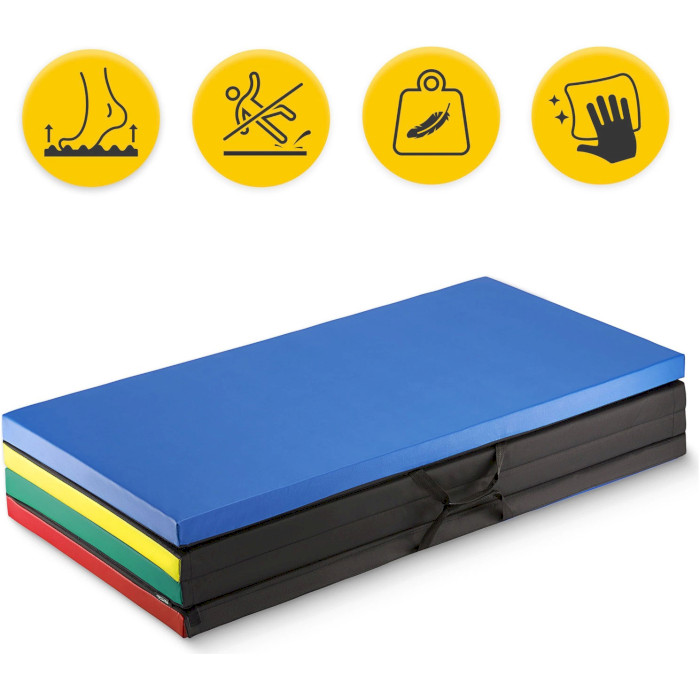 Складаний гімнастичний мат 4FIZJO Folding Exercise Mat XL Multicolor (P-5905973402774)