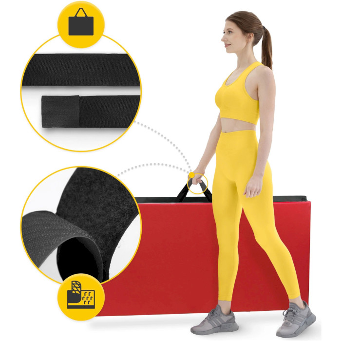 Складаний гімнастичний мат 4FIZJO Folding Exercise Mat XL Multicolor (P-5905973402774)