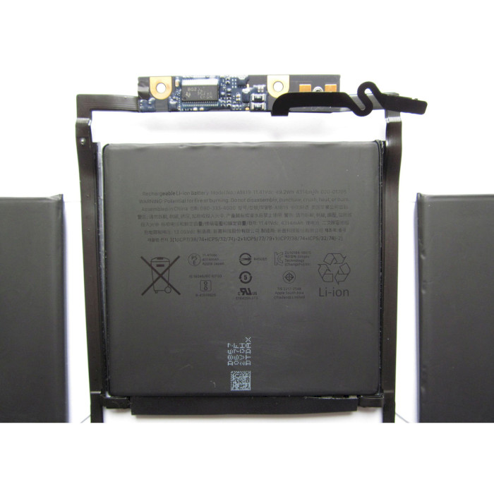 Акумулятор Apple A1819 11.41V/4314mAh/49Wh (A47499)