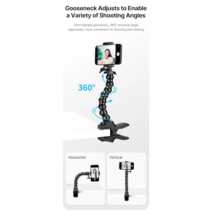 Держатель для смартфона ULANZI MP-4 U-Select Clamp Phone Mount with Adjustable Gooseneck (UV-2997)