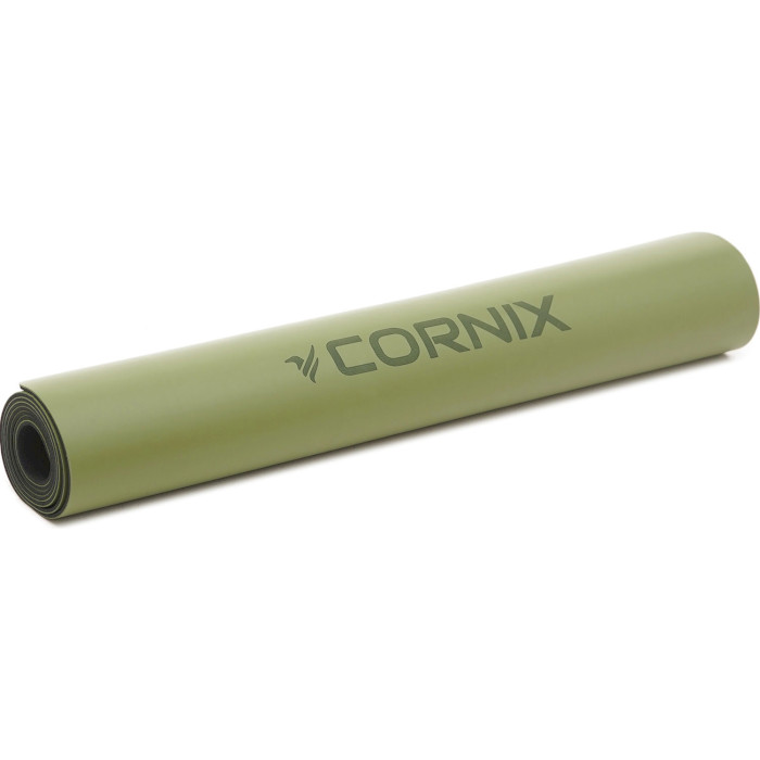 Килимок для фітнесу CORNIX PU 183 x 68 x 0.4 см Green