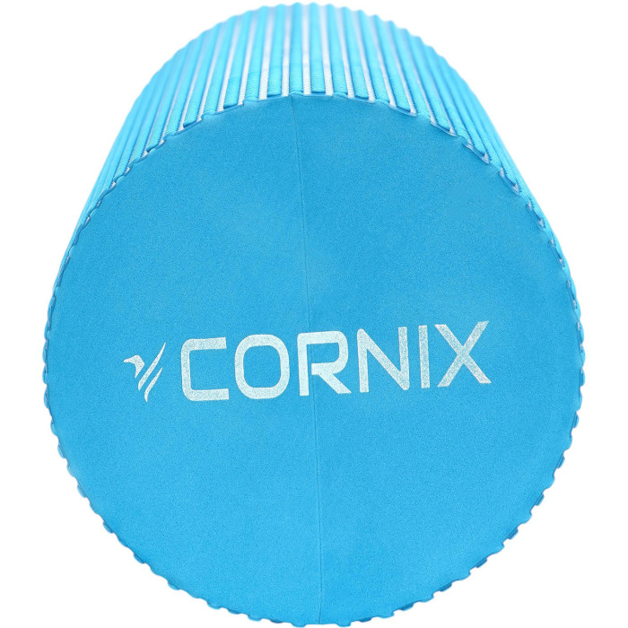 Масажний ролик CORNIX EVA+ 45x15см Blue (XR-0306)