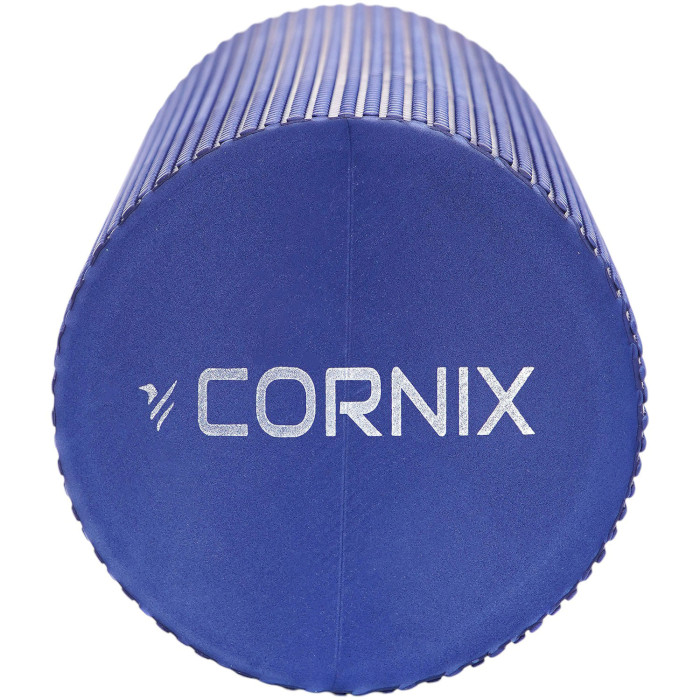 Масажний ролик CORNIX EVA+ 45x15см Navy Blue (XR-0304)