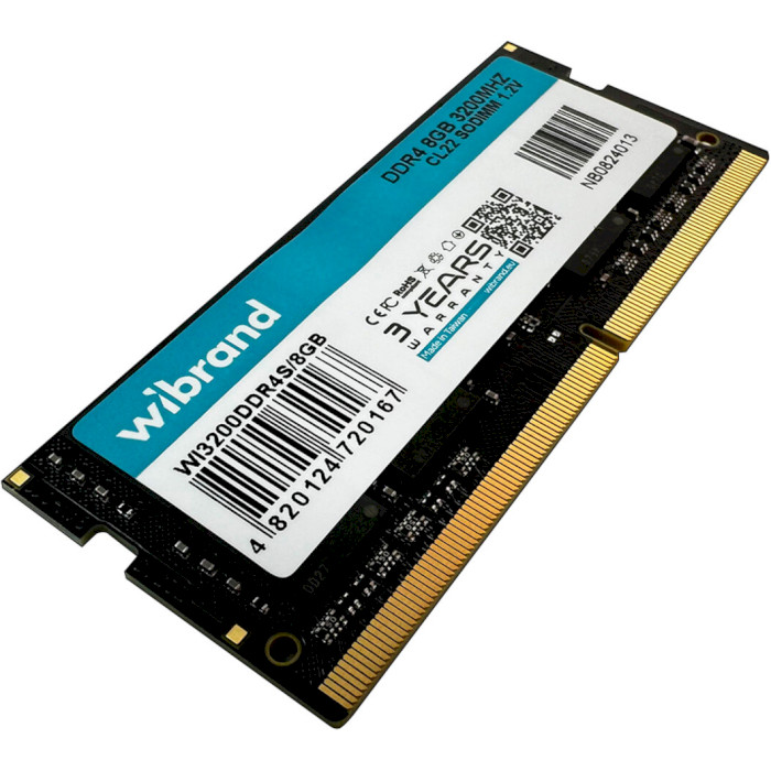 Модуль пам'яті WIBRAND SO-DIMM DDR4 3200MHz 8GB