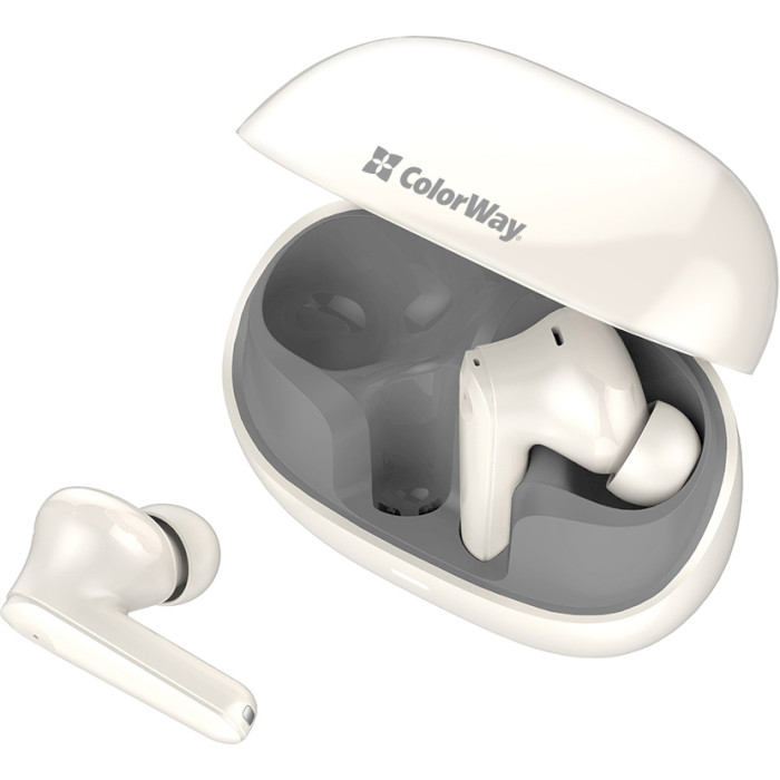 Навушники COLORWAY Slim TWS-1 Earbuds Beige