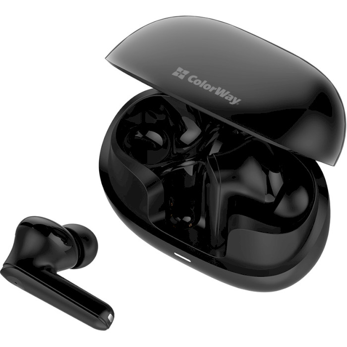 Навушники COLORWAY Slim TWS-1 Earbuds Black