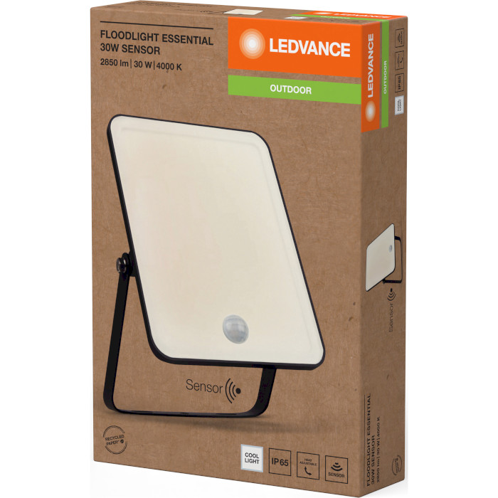 Прожектор LED LEDVANCE Floodlight Essential Sensor 30W 4000K (4058075768338)