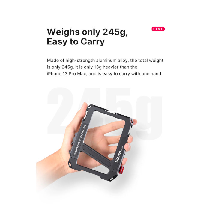 Держатель для смартфона ULANZI Lino Dual Handle Metal Smartphone Rig (UV-2792)