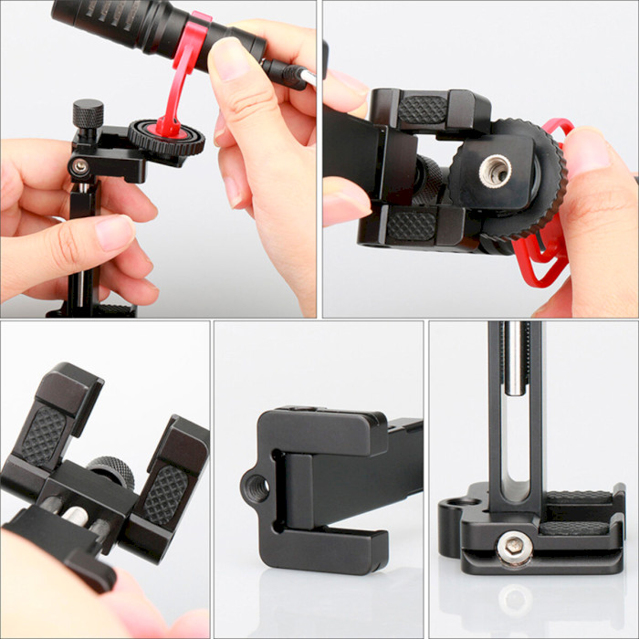 Держатель для смартфона ULANZI ST-03 Pocket Arca Swiss Phone Tripod Mount Black (UV-0595)