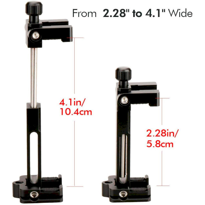 Тримач для смартфона ULANZI ST-03 Pocket Arca Swiss Phone Tripod Mount Red (UV-0596)