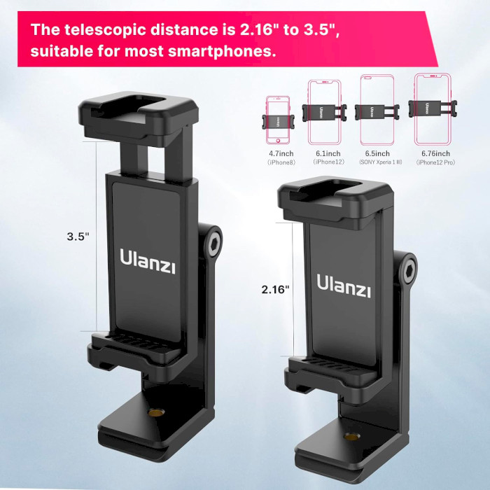 Держатель для смартфона ULANZI ST-22 Phone Tripod Mount for Smartphones (UV-2294)