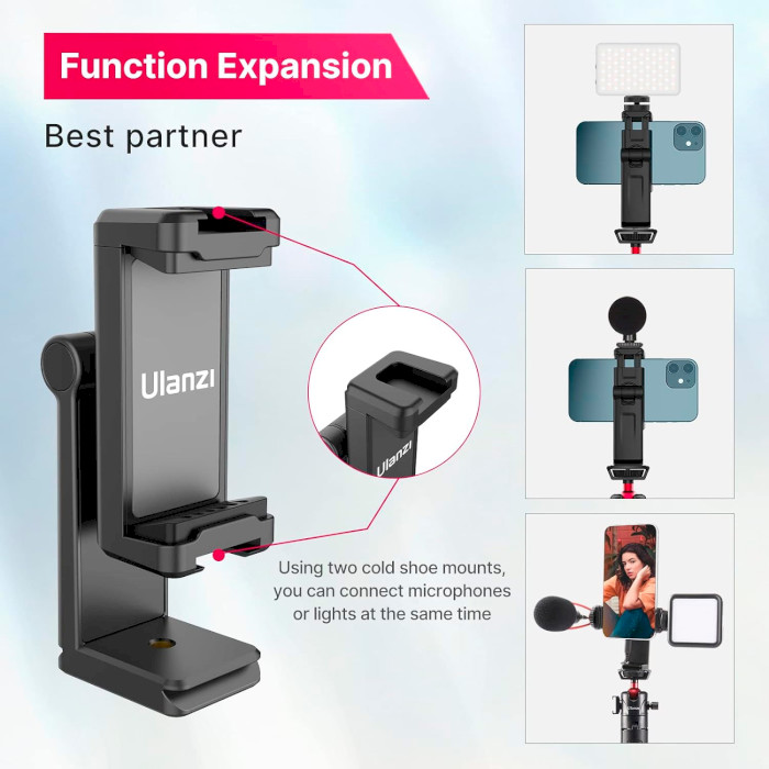 Держатель для смартфона ULANZI ST-22 Phone Tripod Mount for Smartphones (UV-2294)