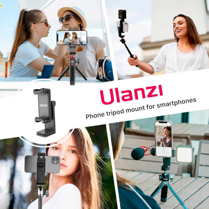 Держатель для смартфона ULANZI ST-22 Phone Tripod Mount for Smartphones (UV-2294)