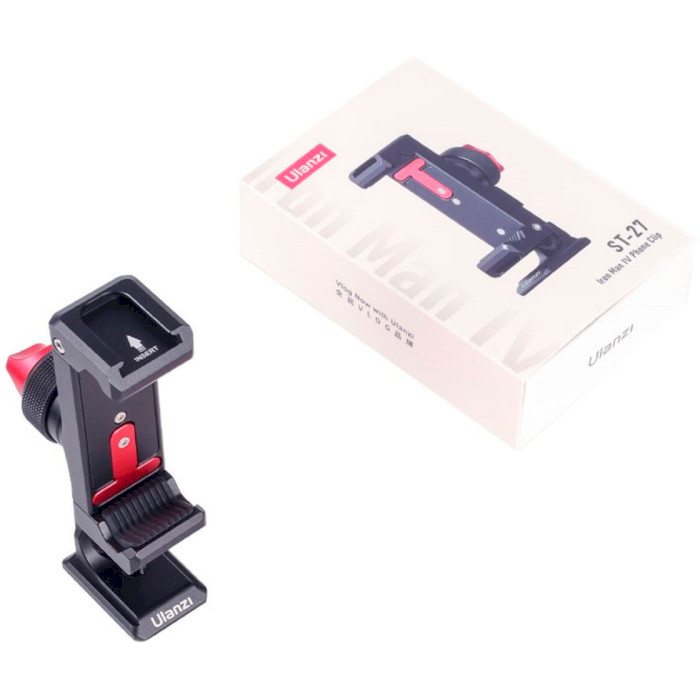 Держатель для смартфона ULANZI ST-27 Metal Phone Tripod Mount Clip (UV-2476)