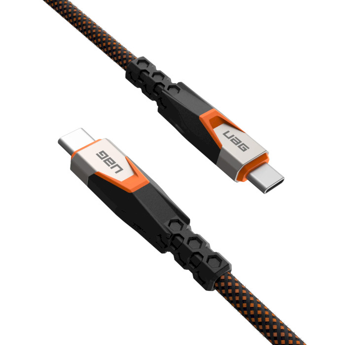 Кабель UAG SRGE 3.2 USB-C 20Gbps 240W Power Cable 0.75м Black/Orange