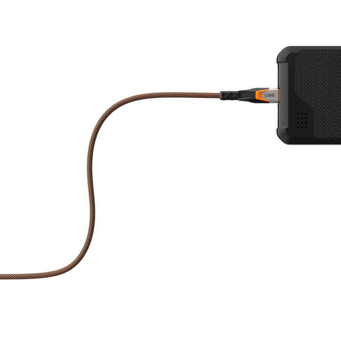 Кабель UAG SRGE 3.2 USB-C 20Gbps 240W Power Cable 0.75м Black/Orange