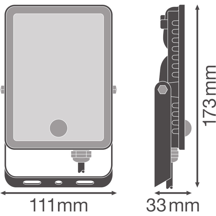 Прожектор LED LEDVANCE Floodlight Essential Sensor 20W 4000K (4058075768277)