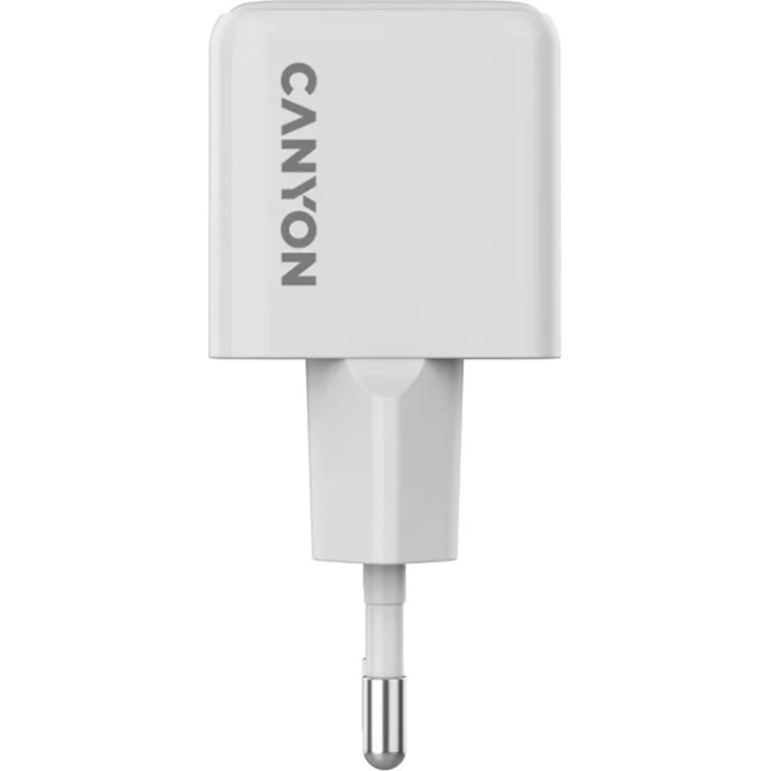 Зарядний пристрій CANYON CU20C GaN 1xUSB-C, 20W White (CNS-CUW20C)