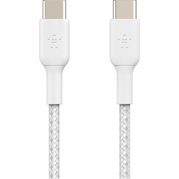 Кабель BELKIN Boost Up Charge Braided USB-C to USB-C 2м White (CAB004BT2MWH)