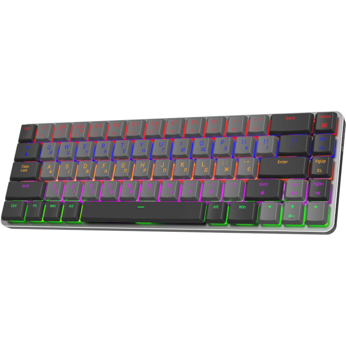 Клавіатура бездротова GAMEPRO MK122R Outemu Red Switch Dark Gray