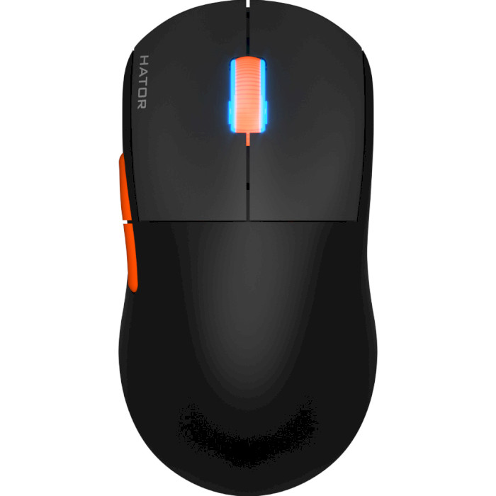 Миша ігрова HATOR Quasar 2 Pro Wireless Black/Orange (HTM560BO)