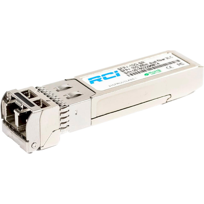 Модуль RCI SFP+-10G-SR SFP+ 10GbE Tx850/Rx850 300m MM LC Duplex