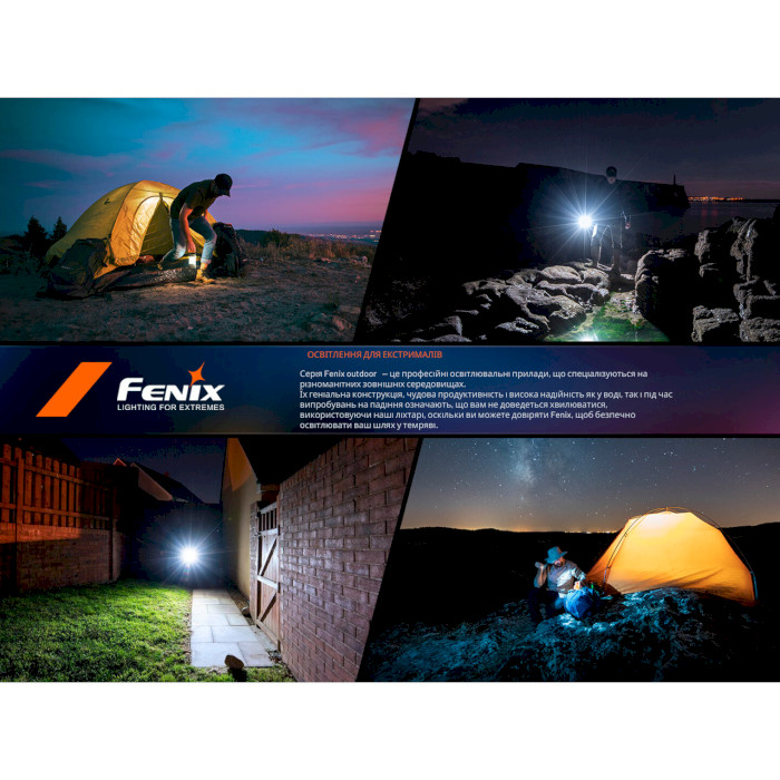 Фонарь кемпинговый FENIX CL22R Polar Night Black